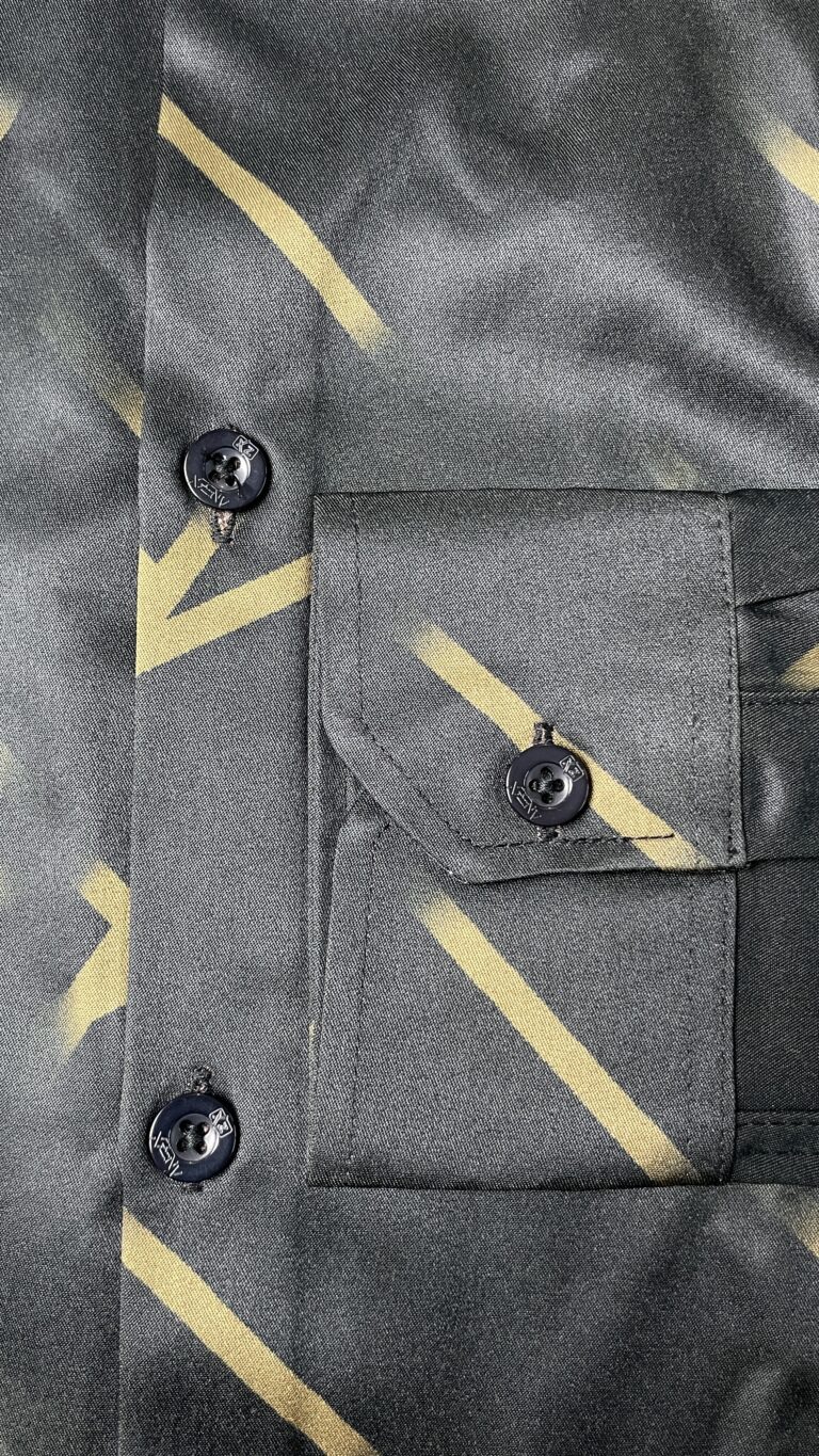 XZENV Black Gold Minimal Shirt