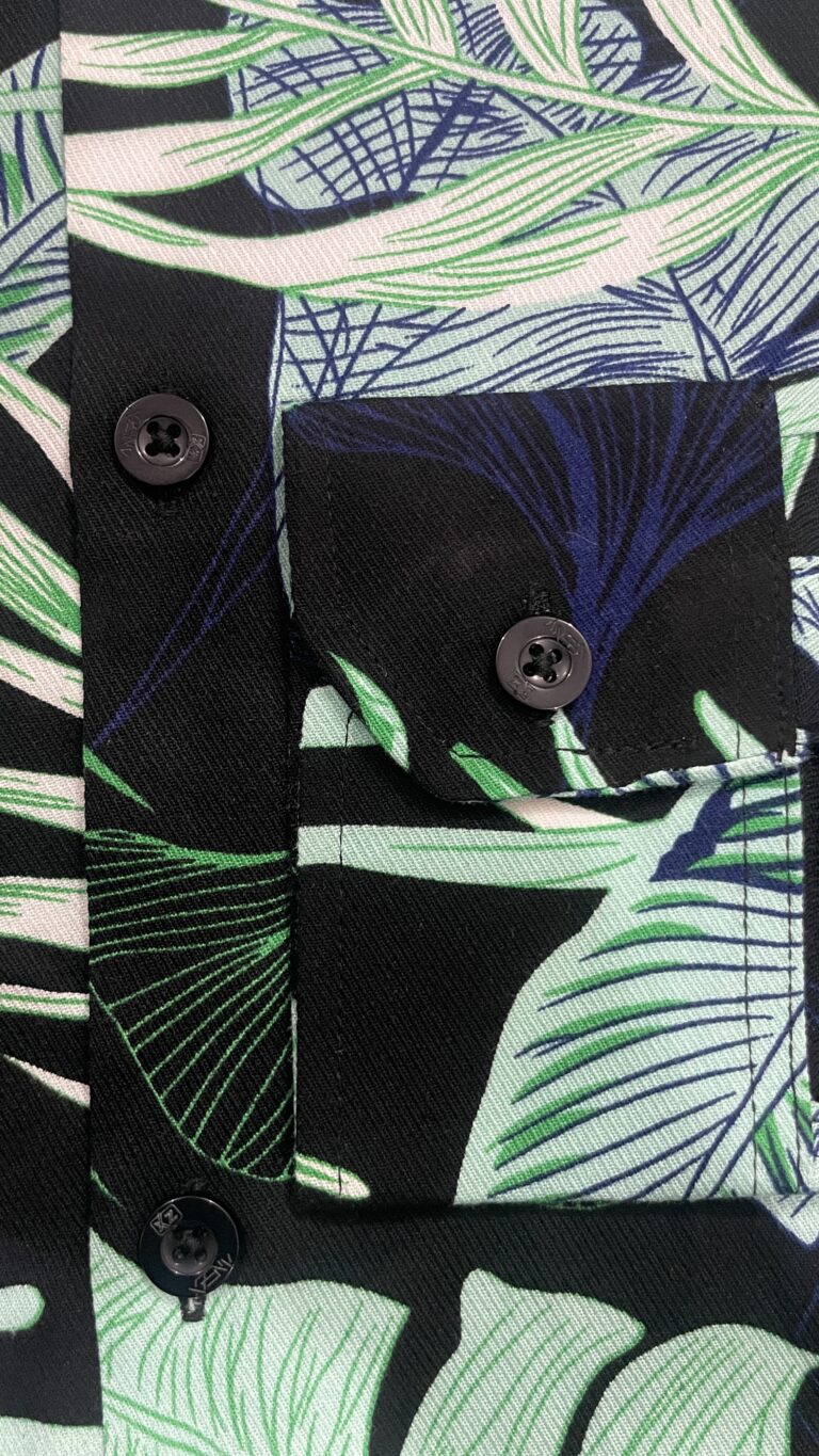 XZENV Zebra Pattern Shirt